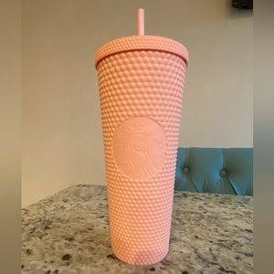 Starbucks Pink Matte Studded Tumblr